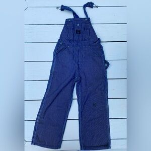 Unisex (boy size 7) blue patterned overalls from Lakin McKey